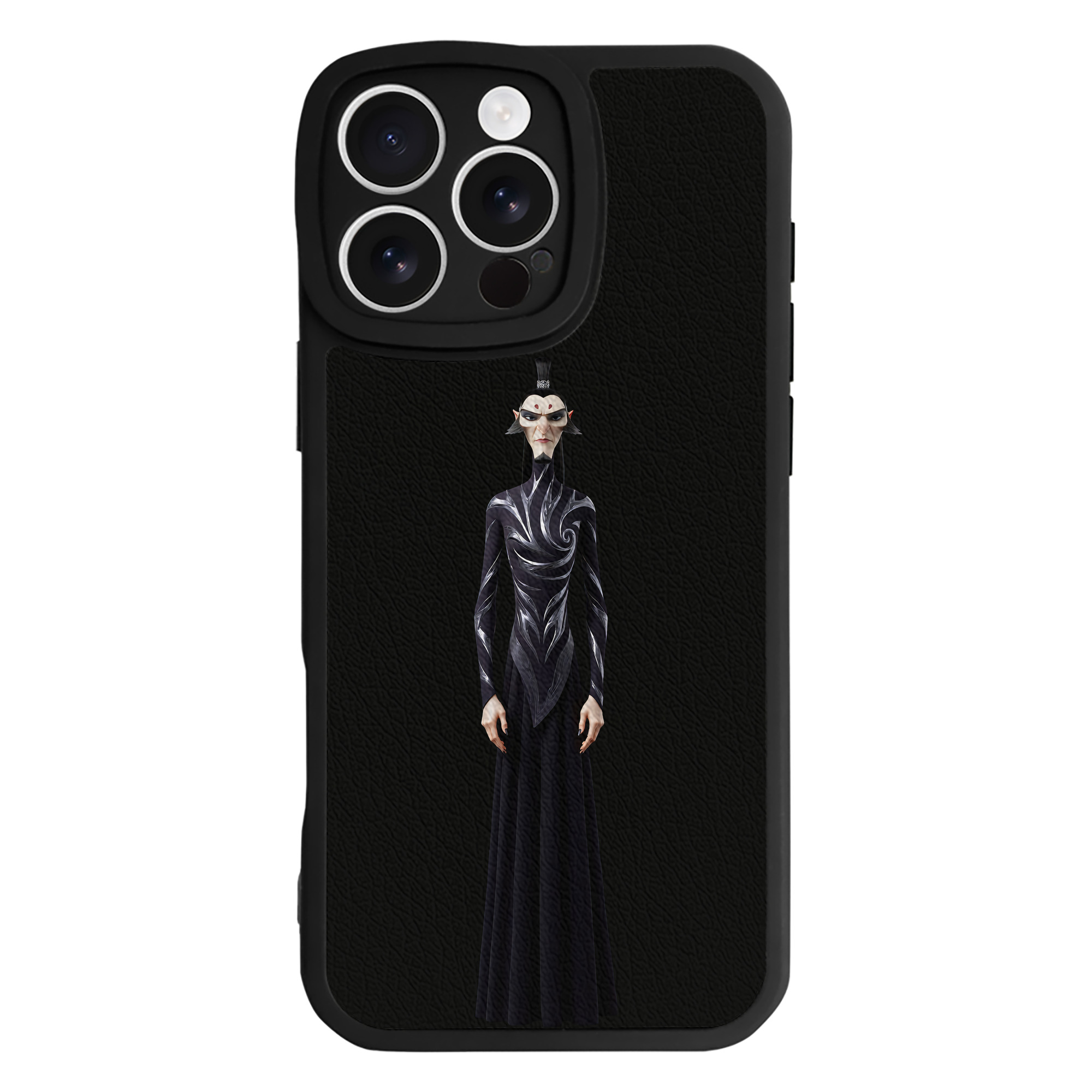 （画像用） Ne Zha 2 ナタ 魔童の大暴れ 【iPhone 16シリーズ対応】シリコンスマホケース（レザー調） 材質：シリコン